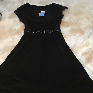 Easy wear black scoop neck dress